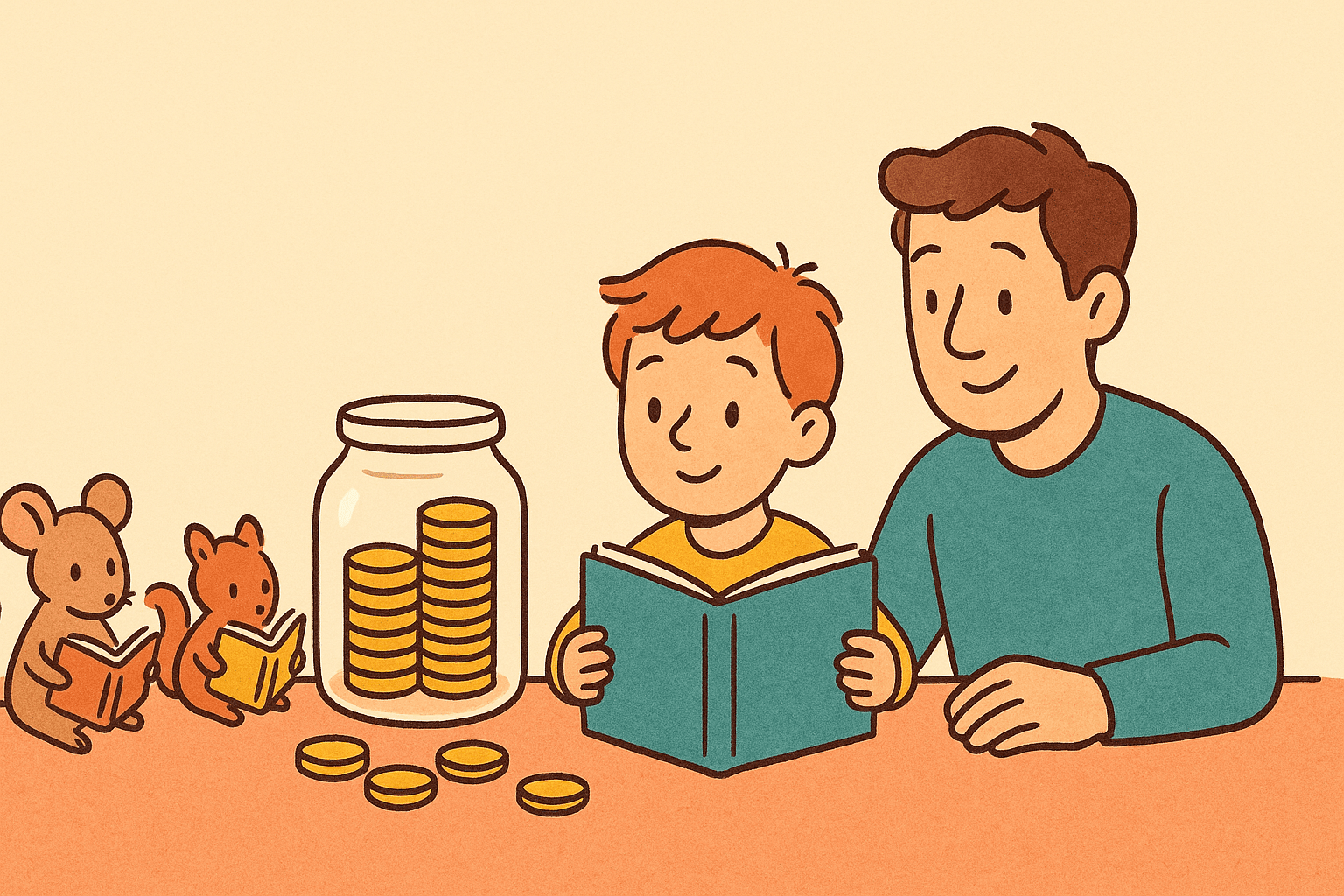 Ilustración del post: El valor del dinero para un niño de cinco años: qué entiende y qué no
